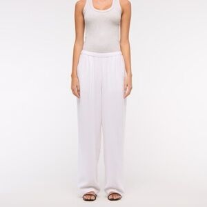 Abercrombie Linen Blend Pull On Pant